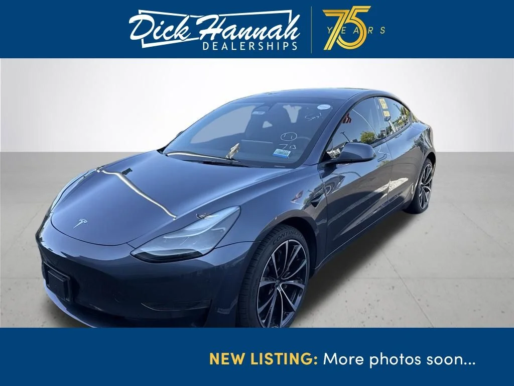 Used 2023 Gray Tesla Base image 1