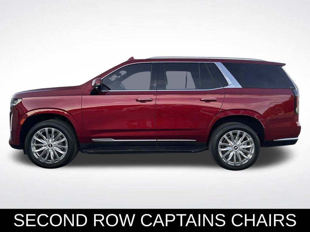 Used 2021 Red Cadillac Premium Luxury image 3