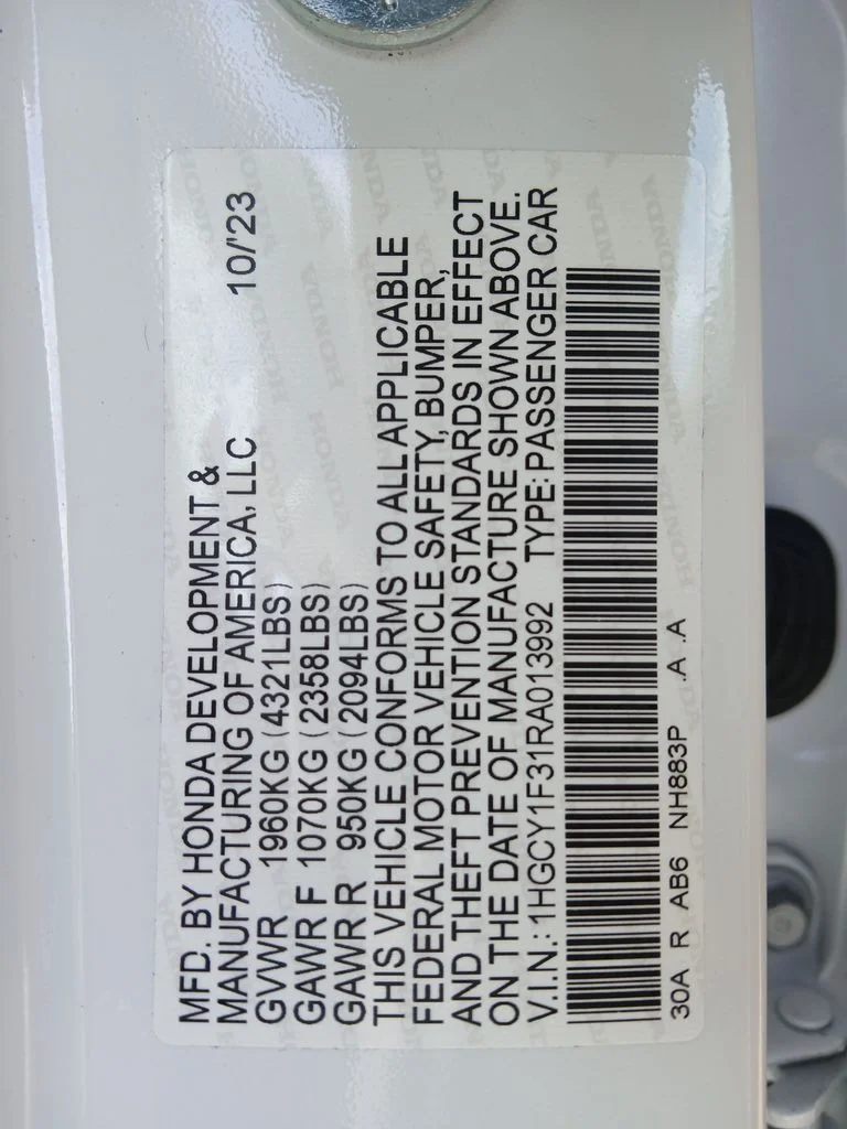 Used 2024 White Honda EX image 28