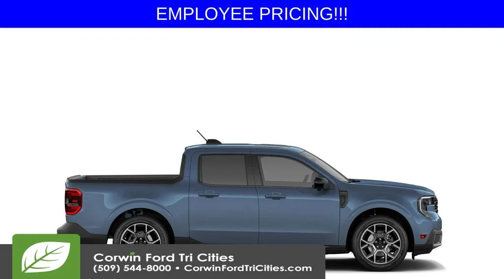 New 2026 Azure Gray Metallic Tri-Coat Ford Lariat image 5
