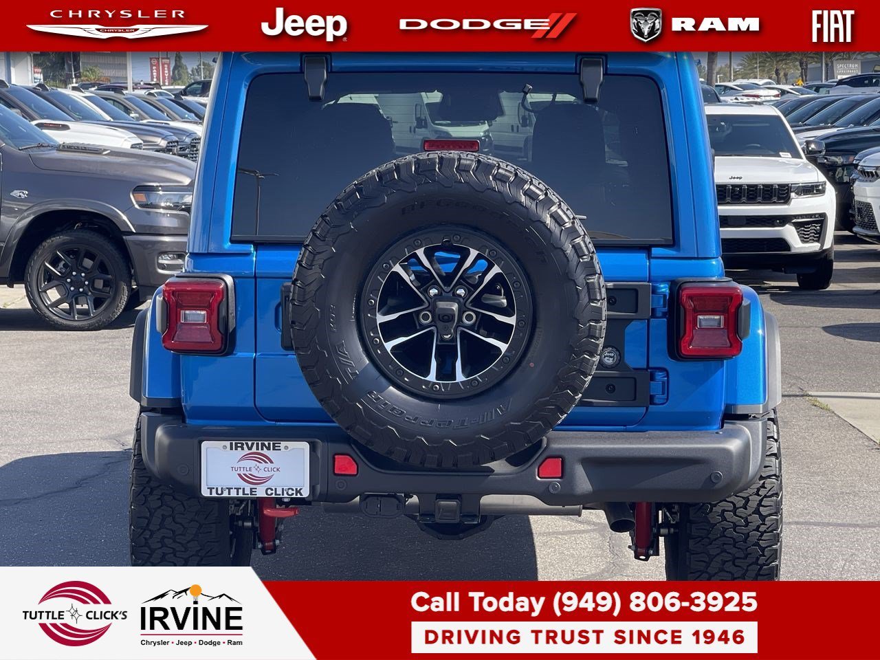 New 2026 Hydro Blue Pearl-Coat Exterior Paint Jeep Rubicon X image 5