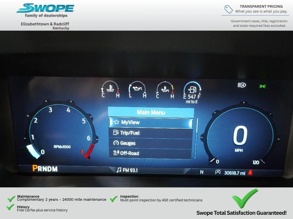 Used 2025 Oxford White Ford XLT image 17