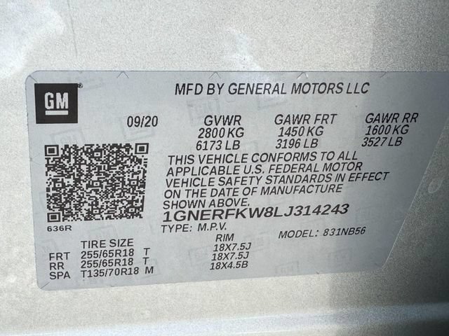 Used 2020 SILVER ICE METALLIC Chevrolet LS image 18