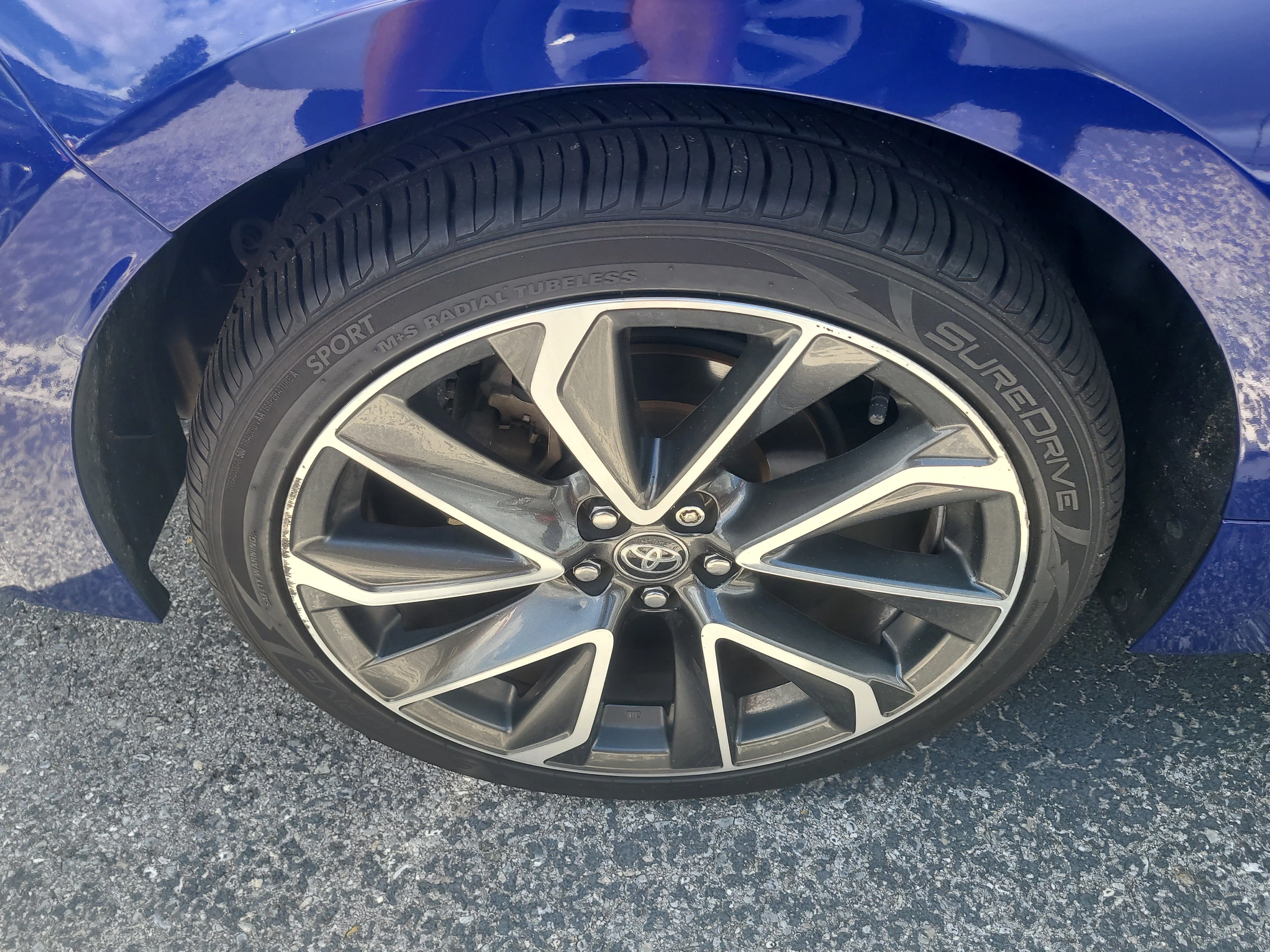 Used 2022 Black Sand Pearl Toyota SE image 7
