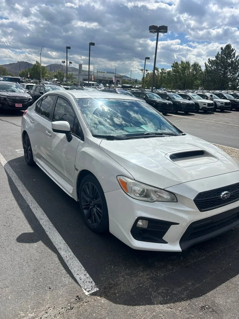 Used 2020 Crystal White Pearl Subaru Base image 1
