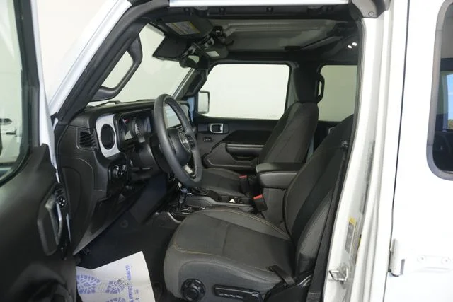 Certified Used 2025 Bright White Clearcoat Jeep Sport S image 24