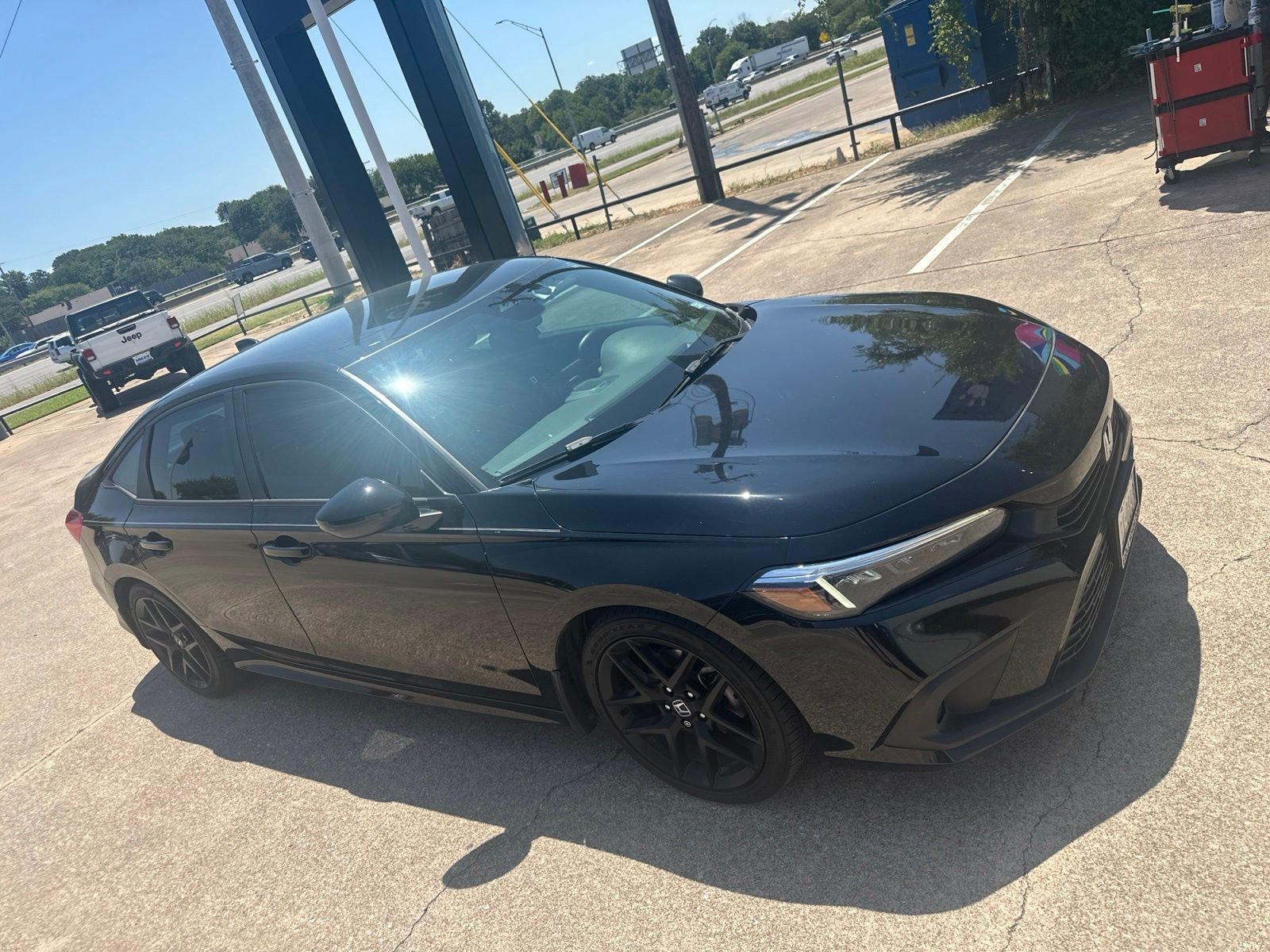 Used 2024 Crystal Black Pearl Honda Sport image 3