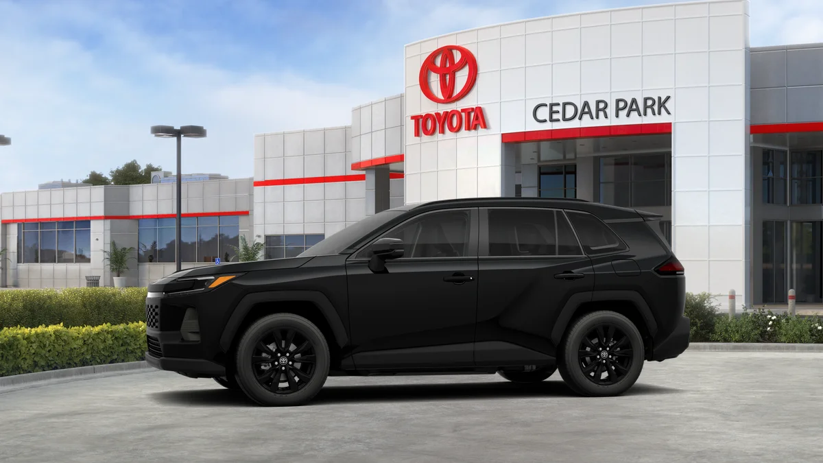 New 2026 Midnight Black Metallic Toyota XLE Premium image 3