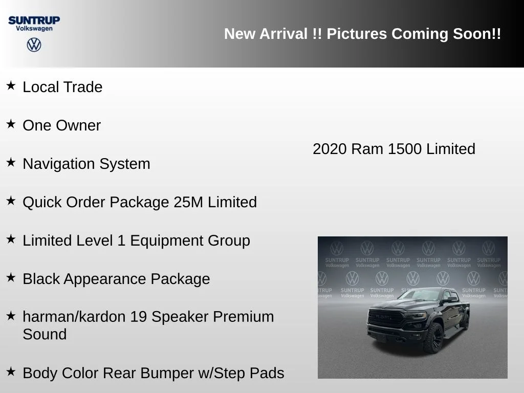 Used 2020 Black Ram Limited image 6