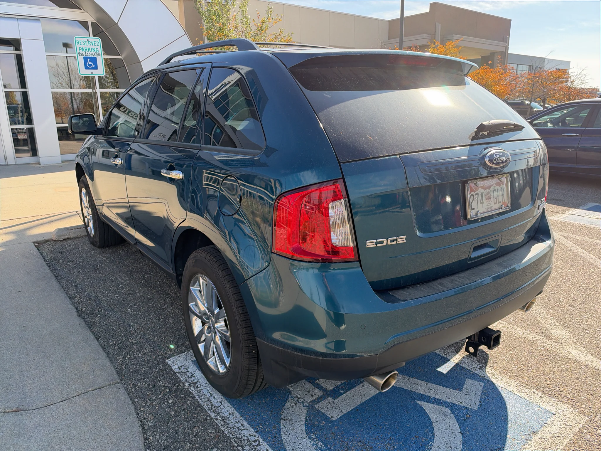 Used 2011 Mediterranean Blue Metallic Ford SEL image 3