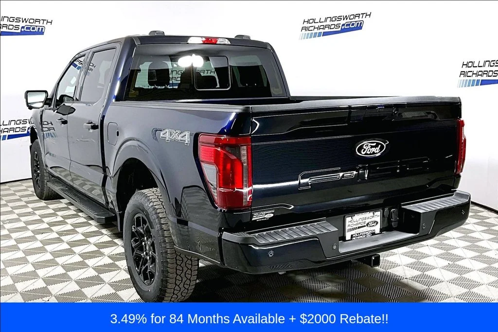 New 2026 Antimatter Blue Metallic Ford XLT image 3