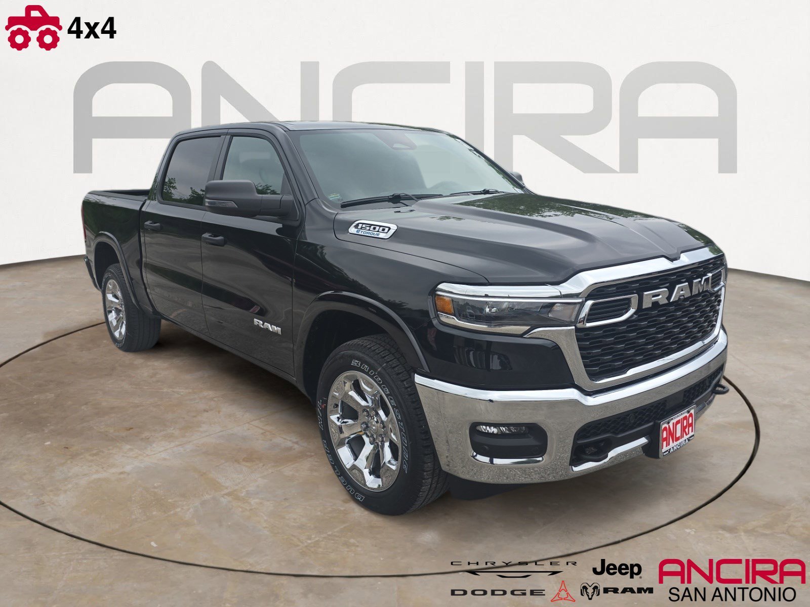 New 2026 Diamond Black Crystal Pearlcoat RAM Lone Star image 1