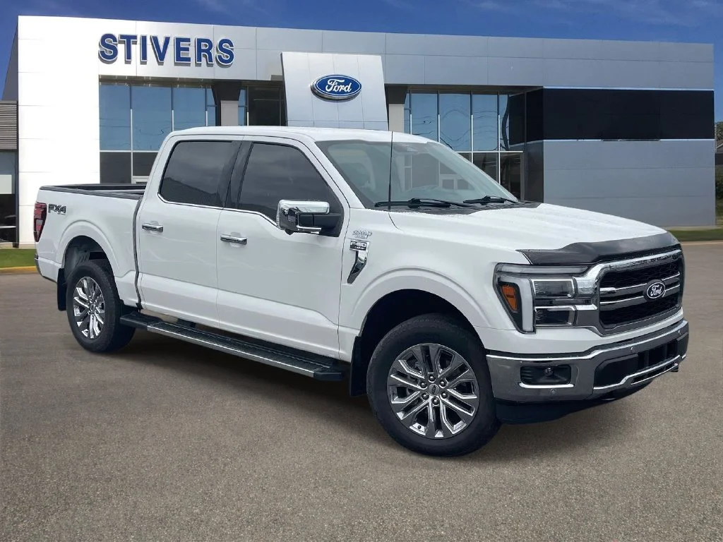 Certified Used 2025 White Ford Lariat image 1