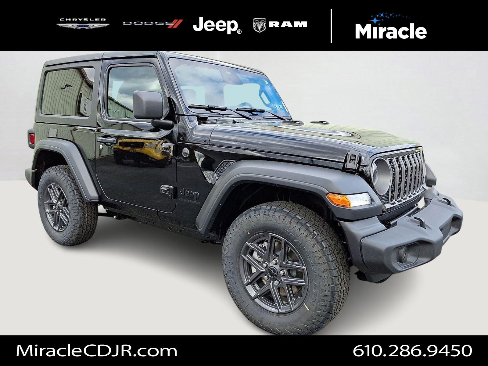 New 2026 Black Clearcoat Jeep Sport S image 1