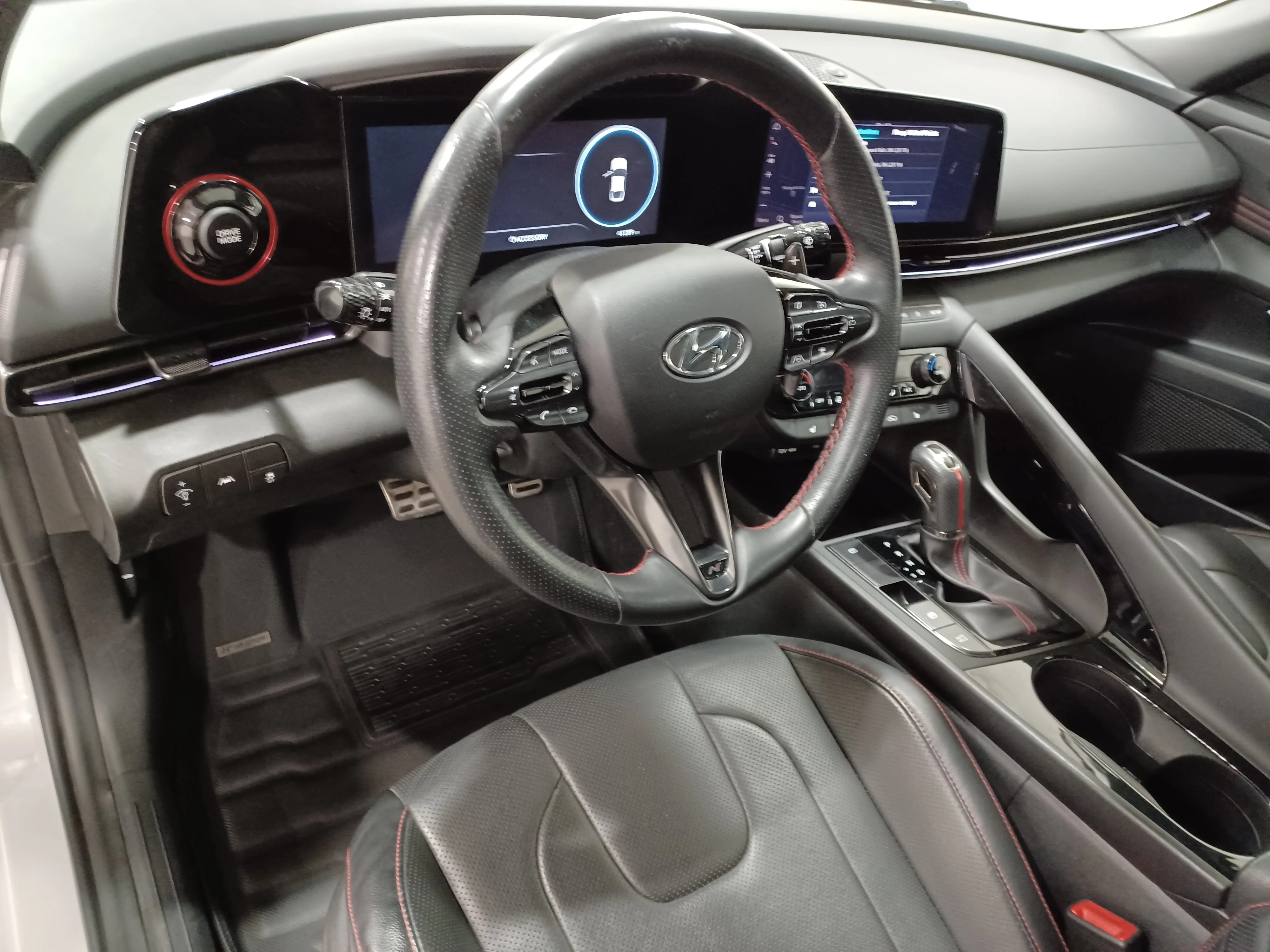 Certified Used 2023 Cyber Grey Hyundai N-Line Ultimate DCT*Adaptive Cruise | Remote Start | Nav | Htd Leather | Sunroof | Htd Wheel | BOSE image 14