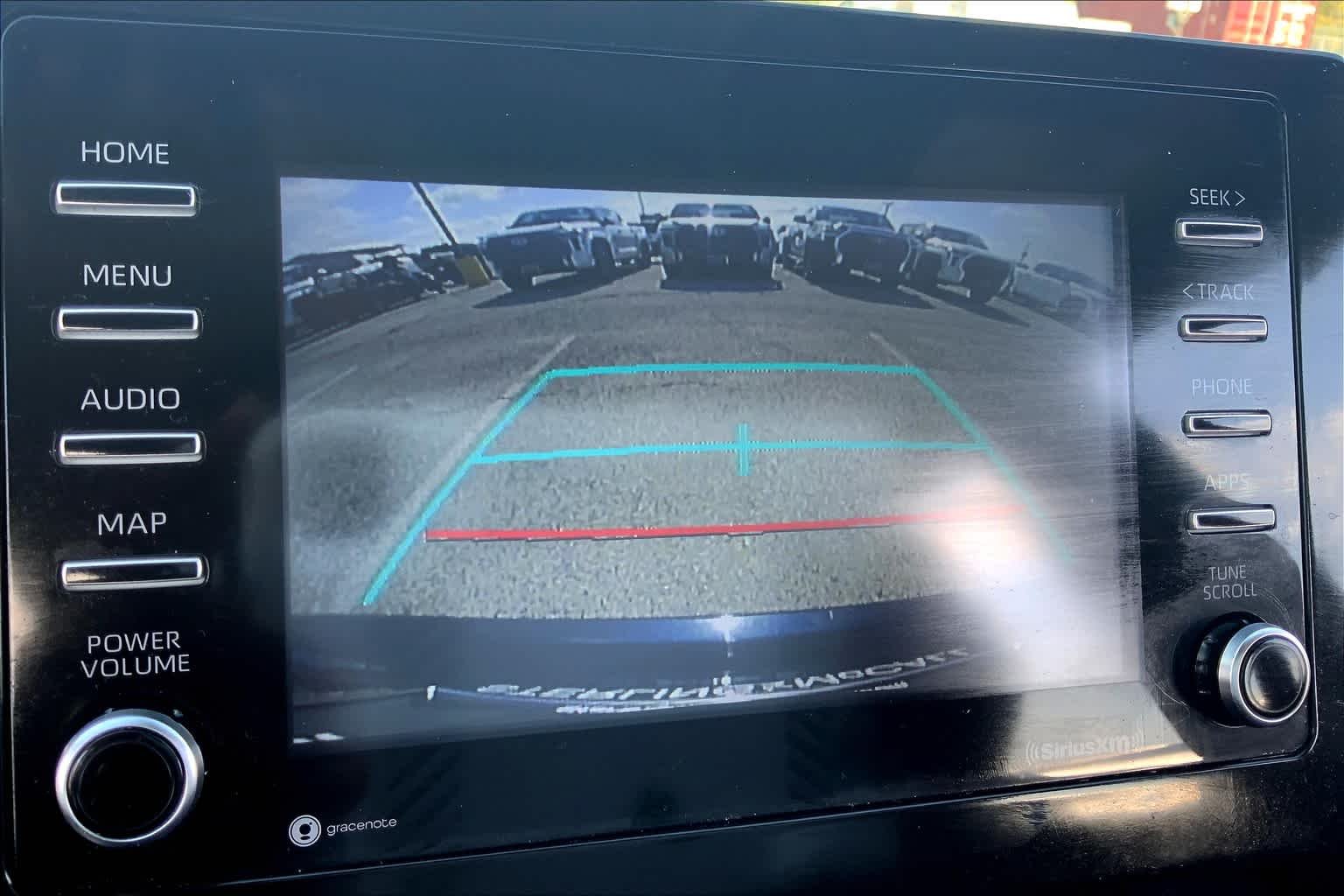 Used 2021 Galactic Aqua Mica Toyota SE image 25