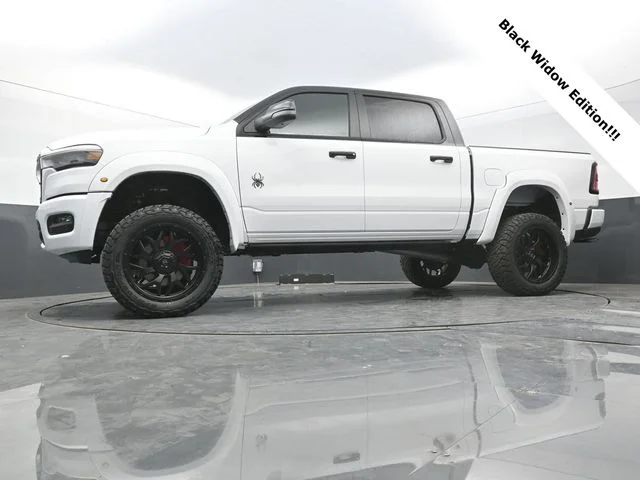 New 2026 Bright White Clear-Coat Exterior Paint RAM BLACK WIDOW EDITION image 41