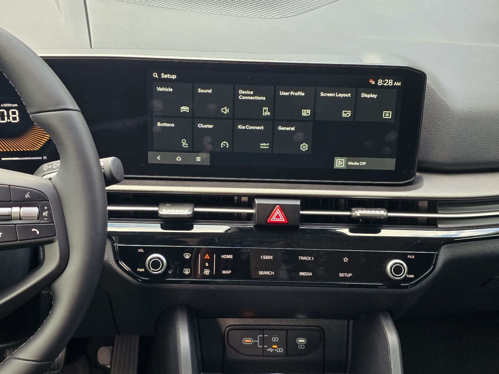 New 2026 Glacial White Pearl Kia LX image 8