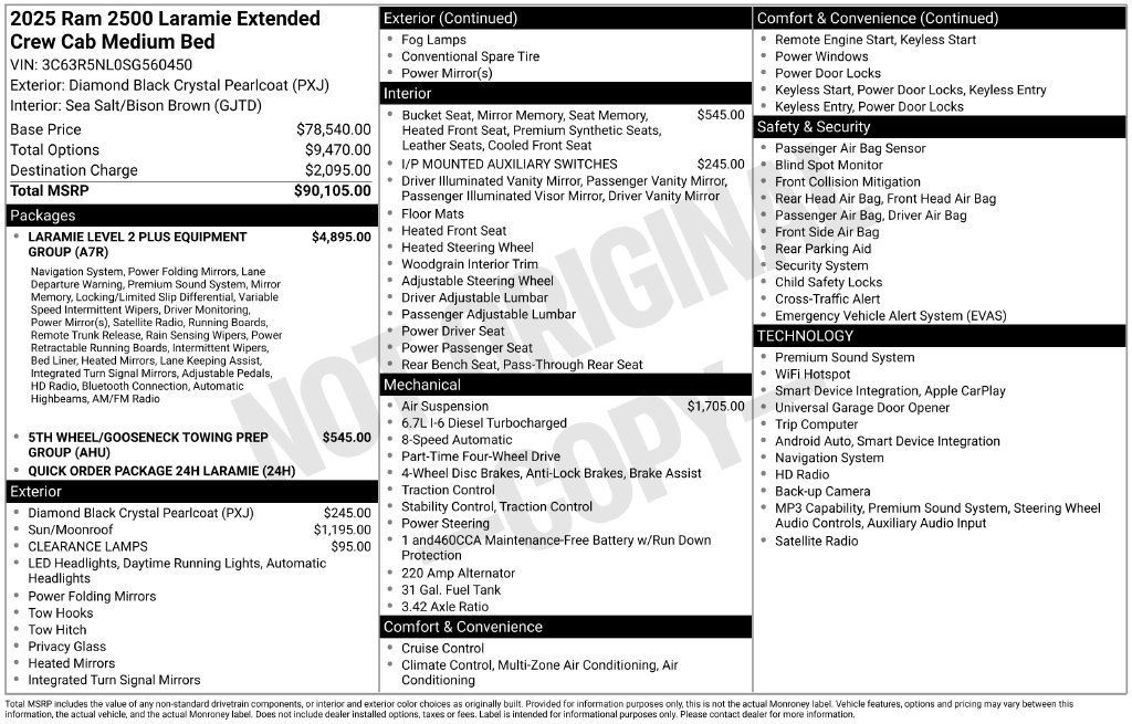 Used 2025 Black Ram Laramie image 22