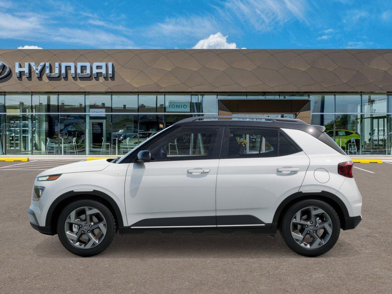New 2026 Lunar White w/Black Roof Hyundai SEL w/Two-Tone Roof image 3