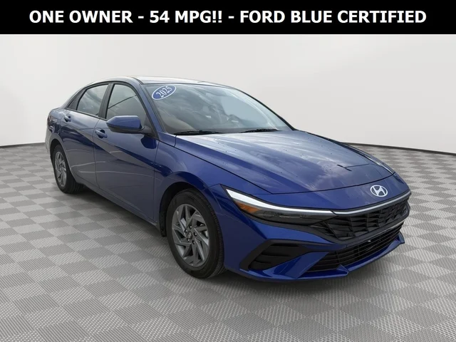 2025 Hyundai Elantra Hybrid Blue