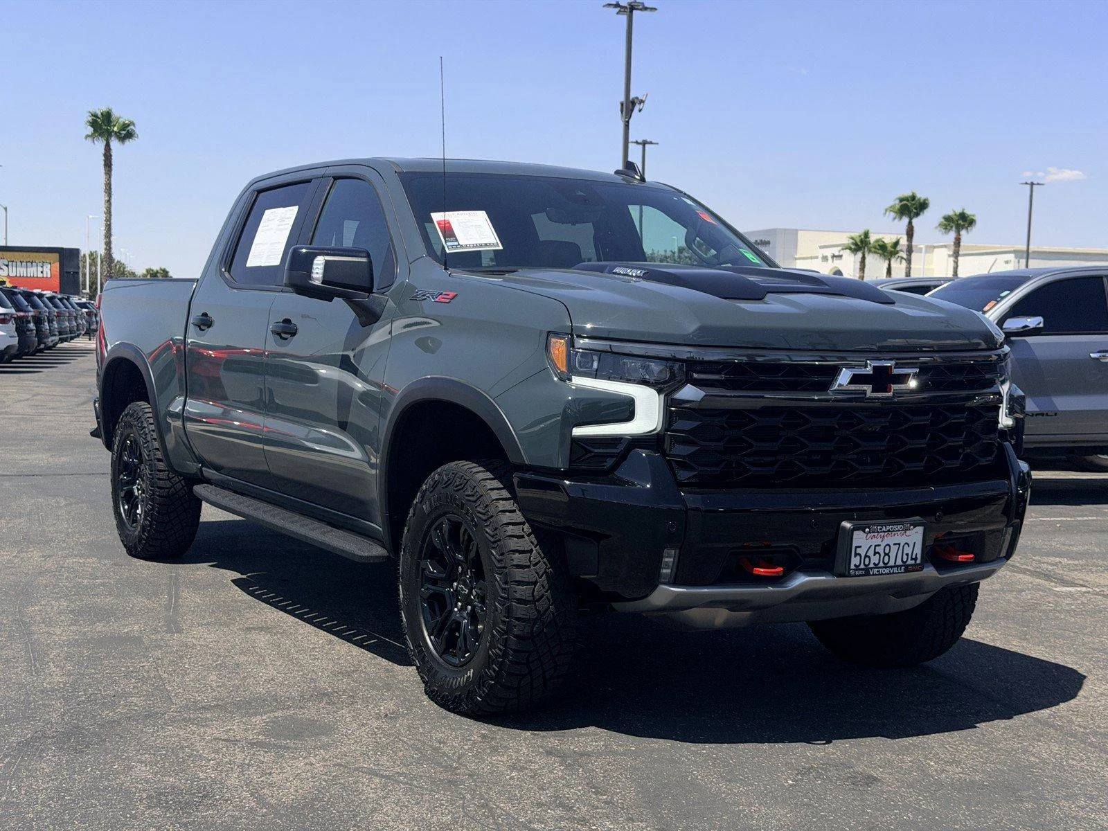 Used 2025 Cypress Gray Chevrolet ZR2 image 1