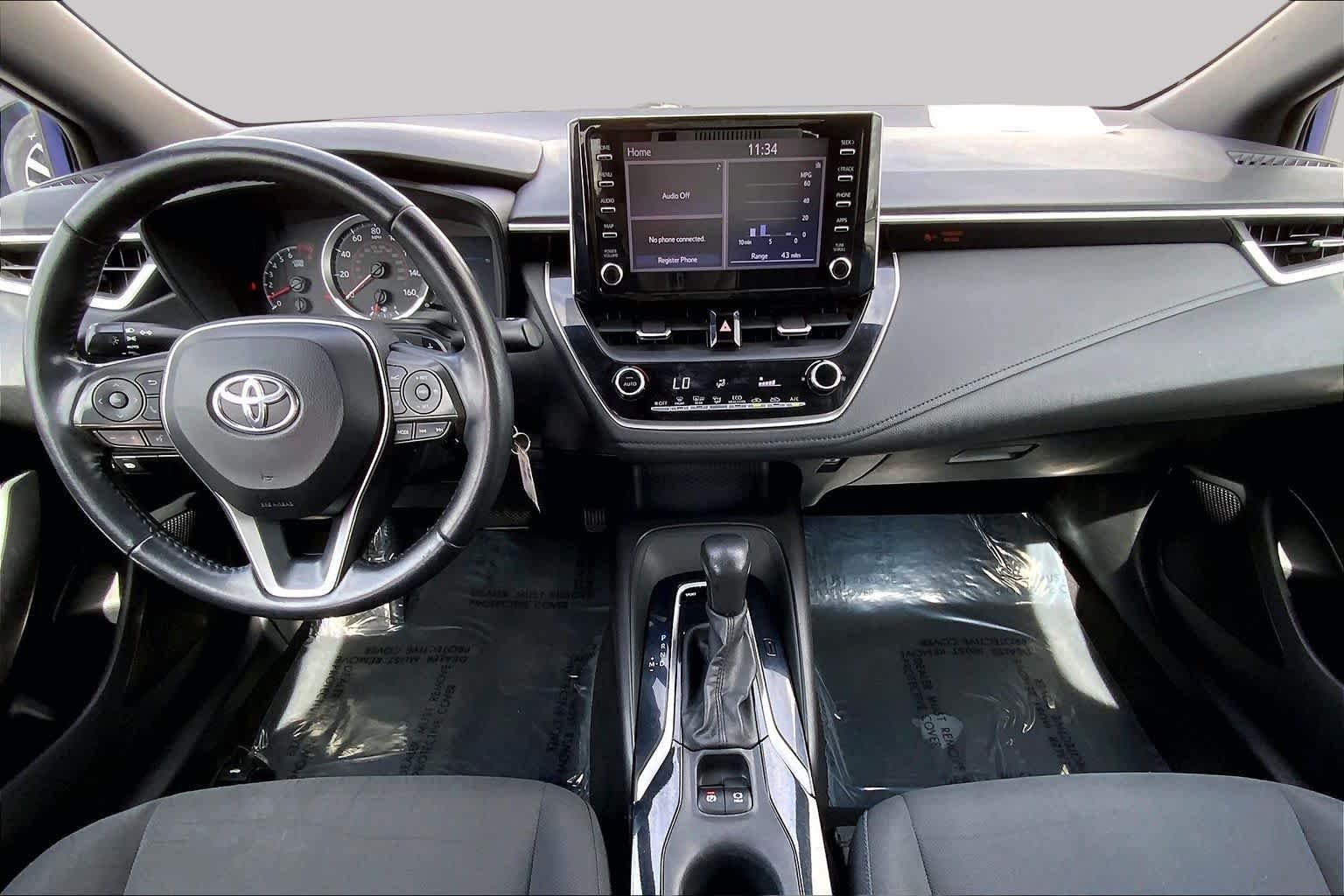 Used 2020 Blue Crush Metallic Toyota SE image 15