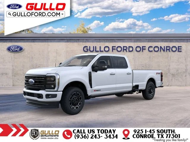 New 2026 Star White Metallic Tri-Coat Ford Platinum image 1