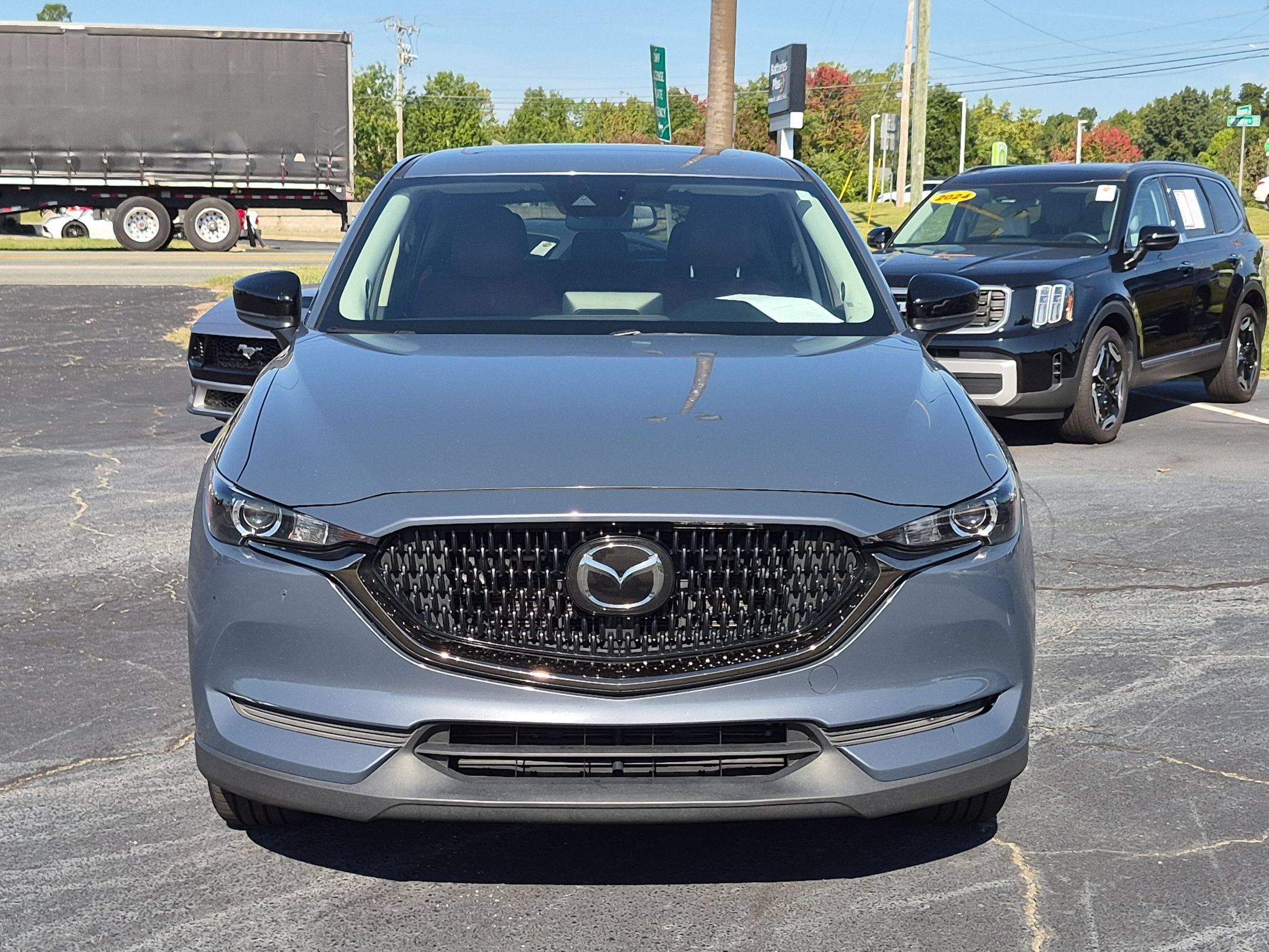 Used 2021 Polymetal Gray Mazda Carbon Edition image 8