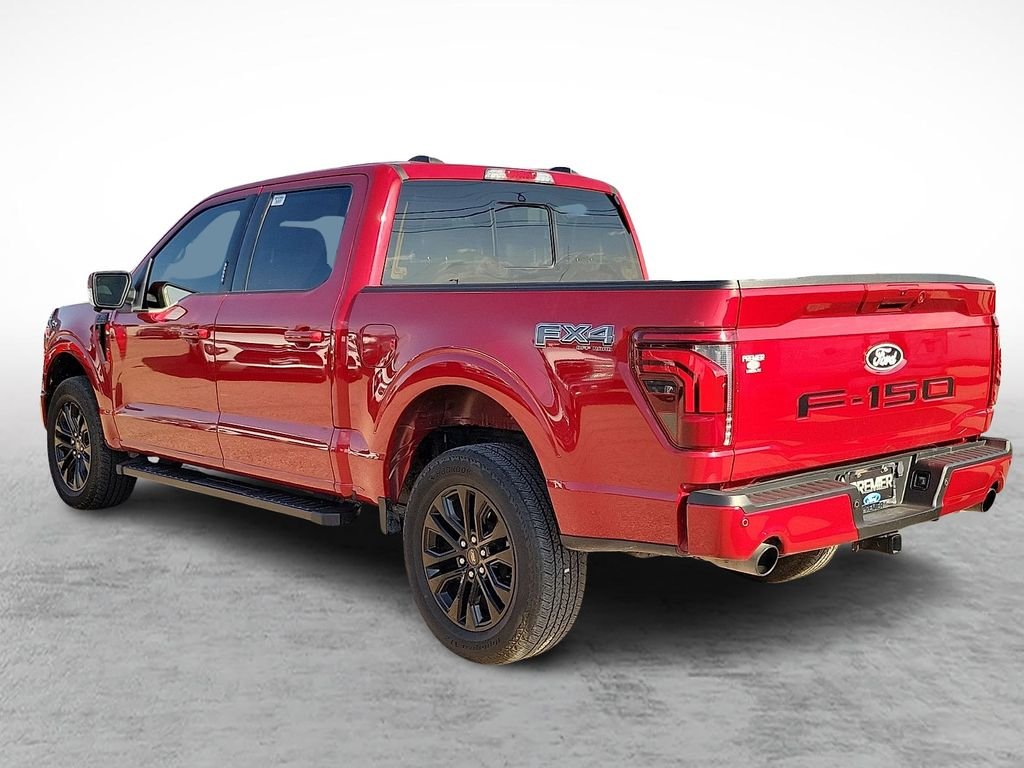 Used 2024 Rapid Red Metallic Tinted Clearcoat Ford Lariat image 7