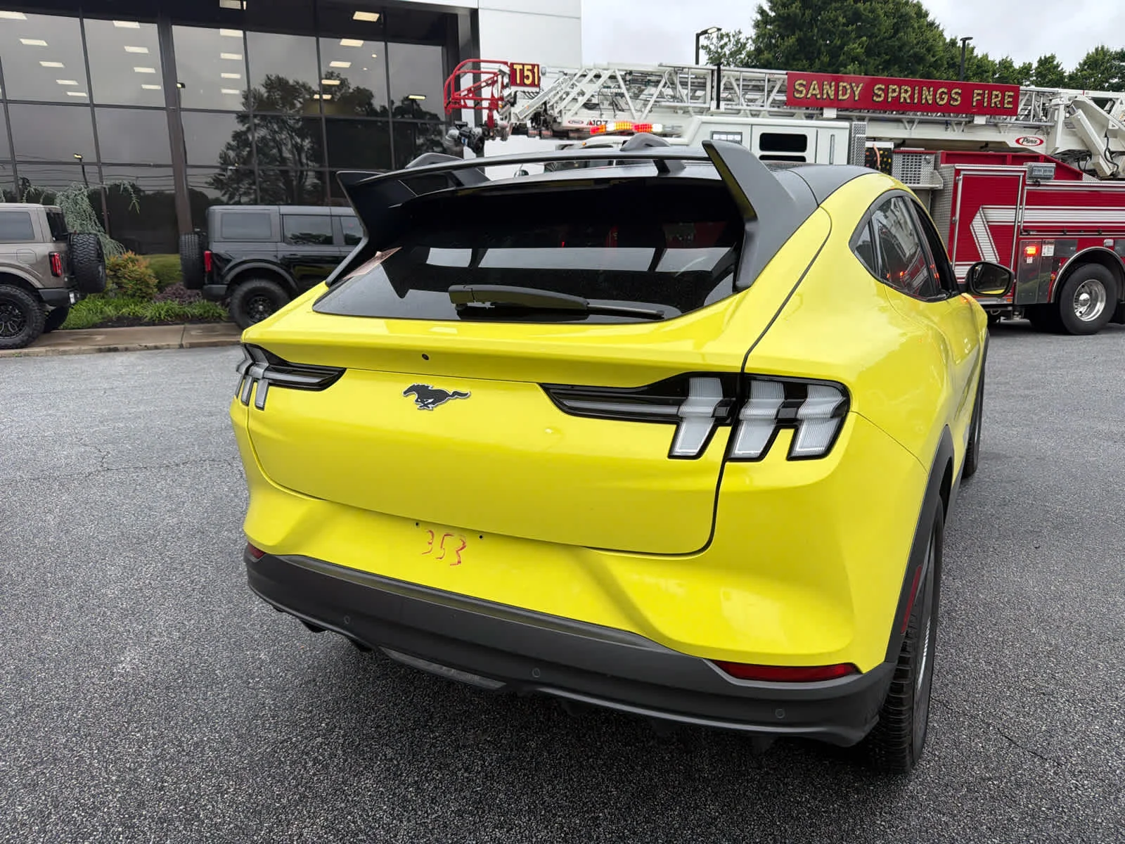 Used 2025 Grabber Yellow Ford GT image 2