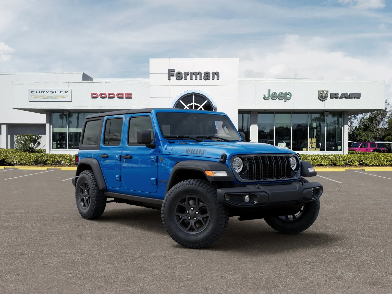 New 2026 Hydro Blue Pearl-Coat Exterior Paint Jeep Willys image 35
