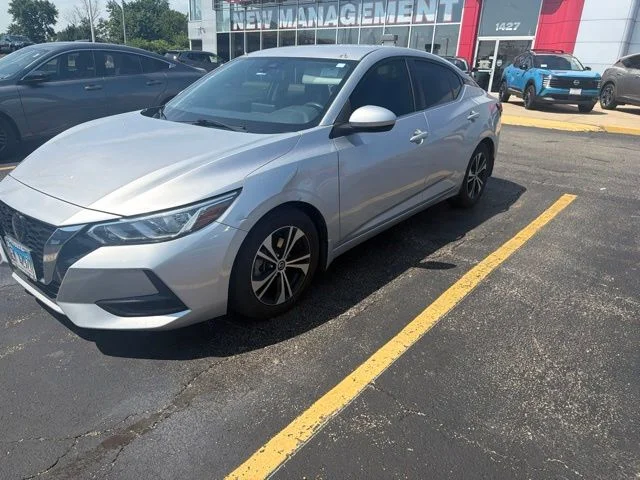 Used 2021 Silver Nissan SV image 2