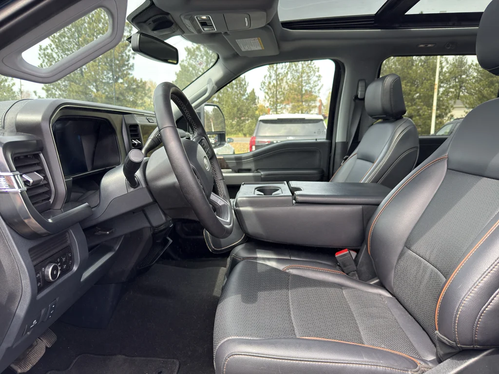 Used 2025 Antimatter Blue Metallic Ford LARIAT image 14