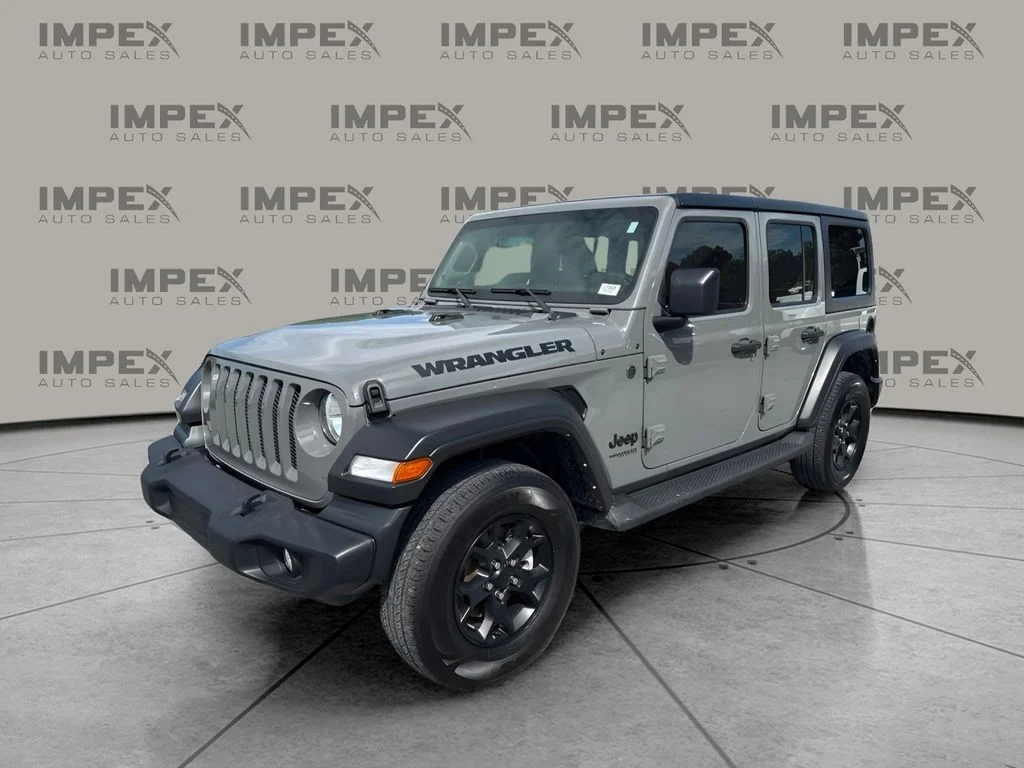 Used 2022 Gray Jeep Unlimited Sport S image 1