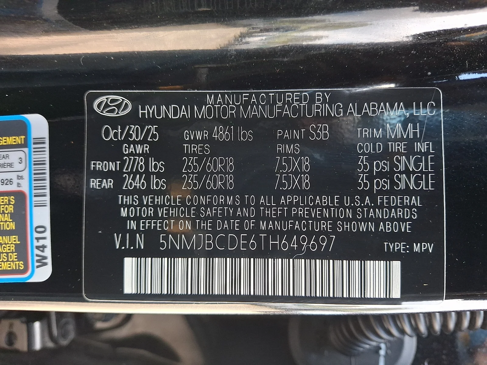Used 2026 Phantom Black - S3B Hyundai SEL image 27