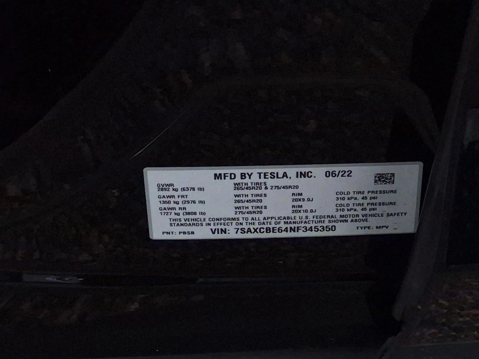 Used 2022 Black Tesla Plaid image 17