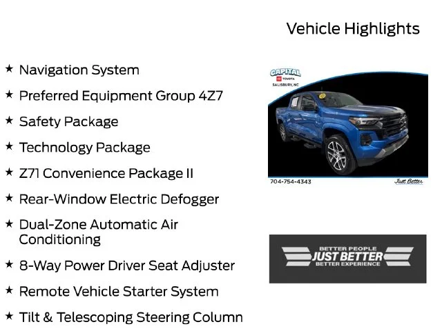 Used 2024 Blue Chevrolet Z71 image 3