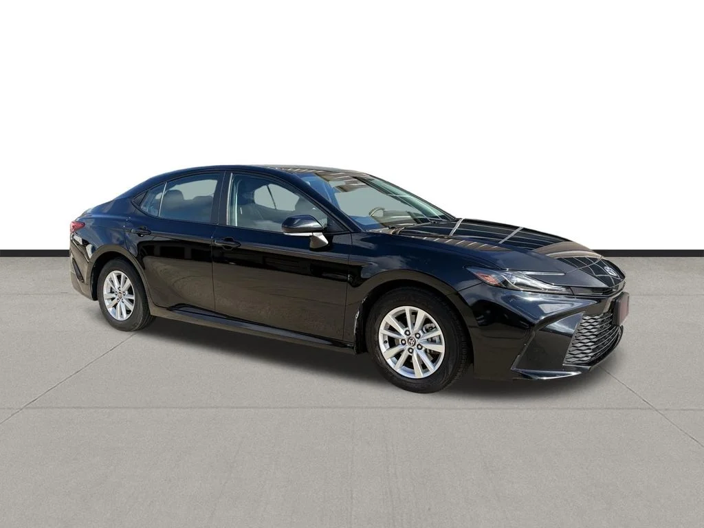 Used 2025 Midnight Black Metallic Toyota LE image 3
