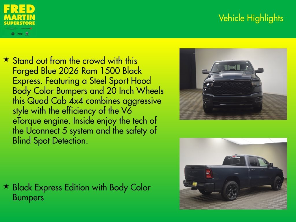 New 2026 Forged Blue Metallic Exterior Paint RAM Express image 8