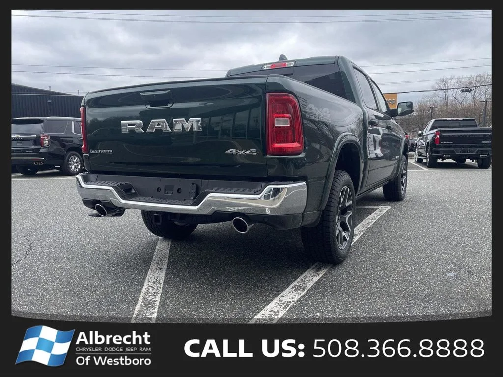 New 2026 Serrano-Green Metallic Exterior Paint RAM Laramie image 5