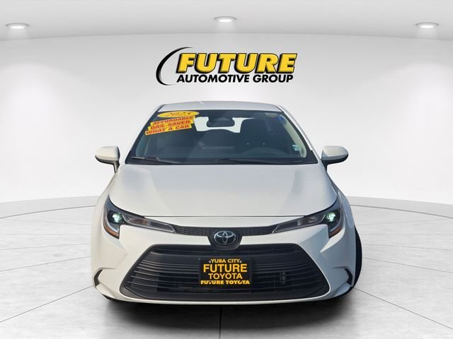 Used 2025 White Toyota LE image 2