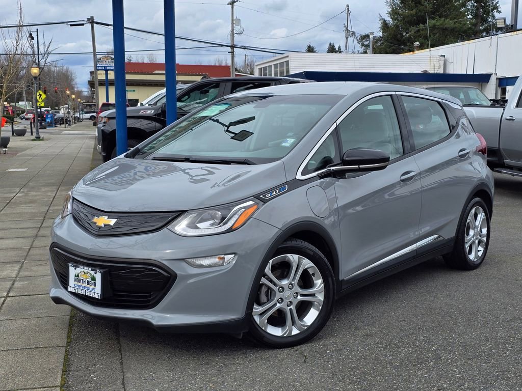 Used 2021 Chevrolet Bolt EV LT with VIN 1G1FW6S06M4112978 for sale in North Bend, WA