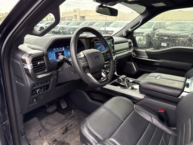 Used 2024 Antimatter Blue Metallic Ford Platinum image 9
