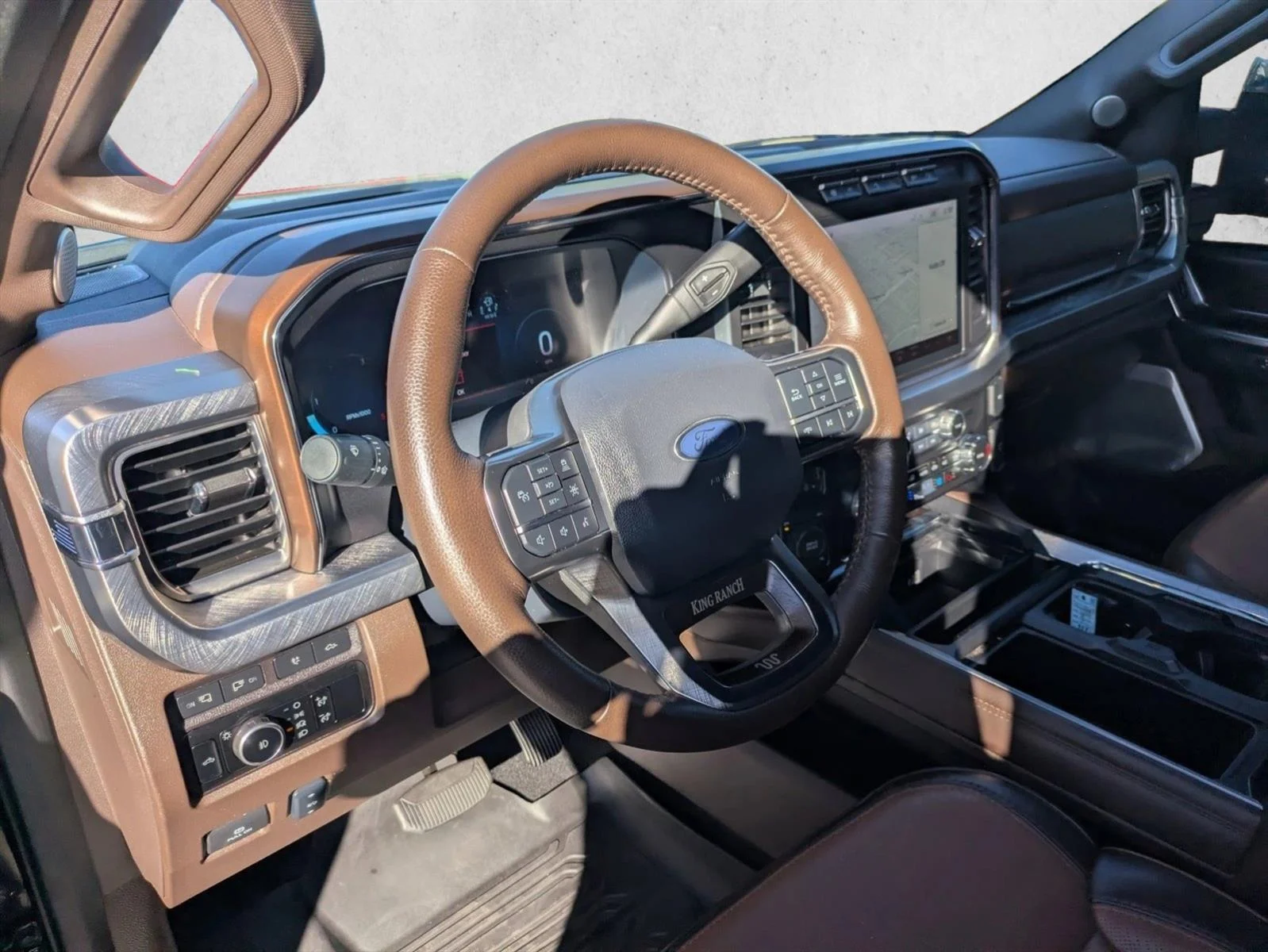 Used 2024 Antimatter Blue Metallic Ford King Ranch image 16