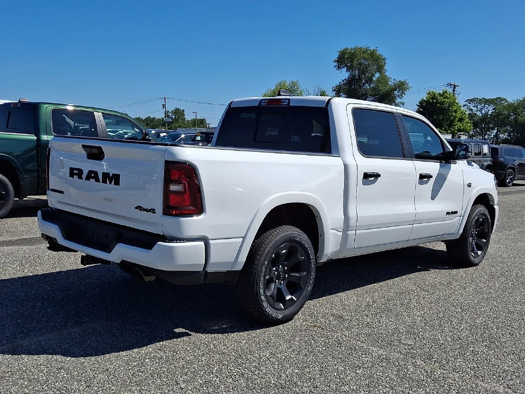 New 2026 Bright White Clear-Coat Exterior Paint RAM Big Horn image 8