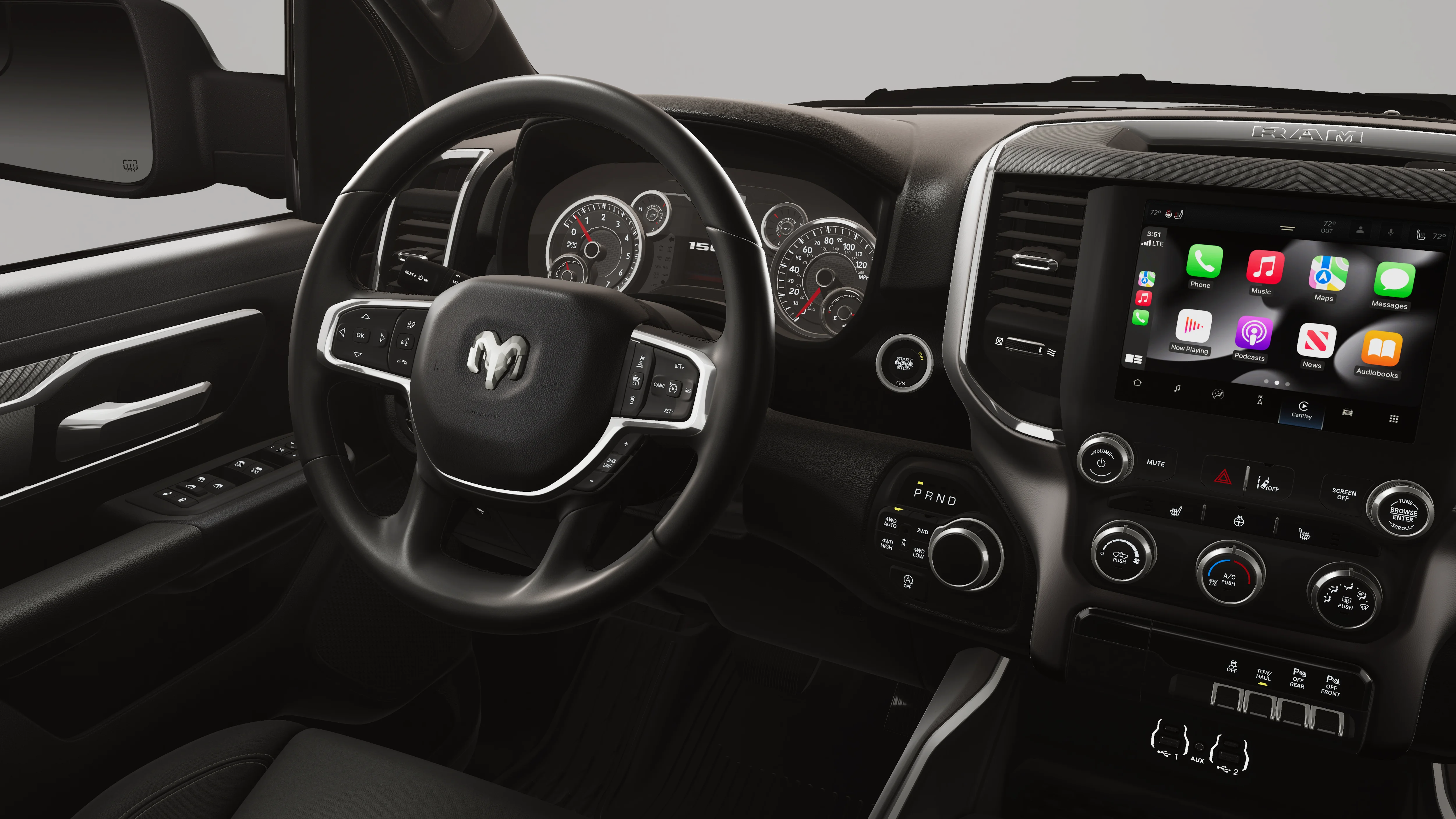New 2026 Forged Blue Metallic Exterior Paint RAM BIG HORN image 9