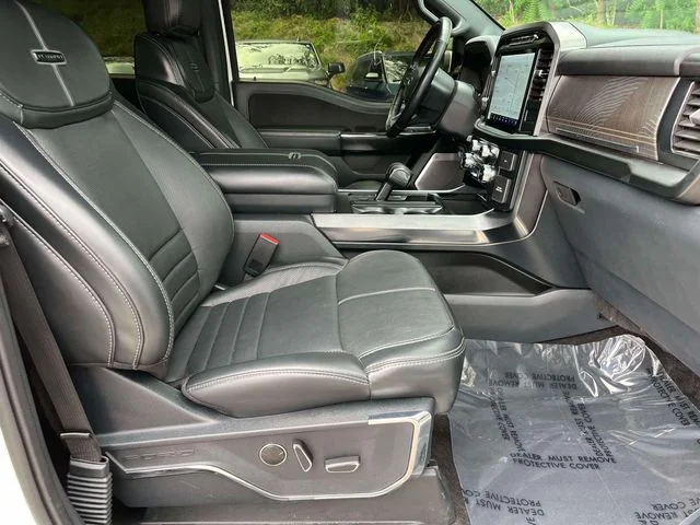 Used 2023 White Metallic Ford Platinum image 24