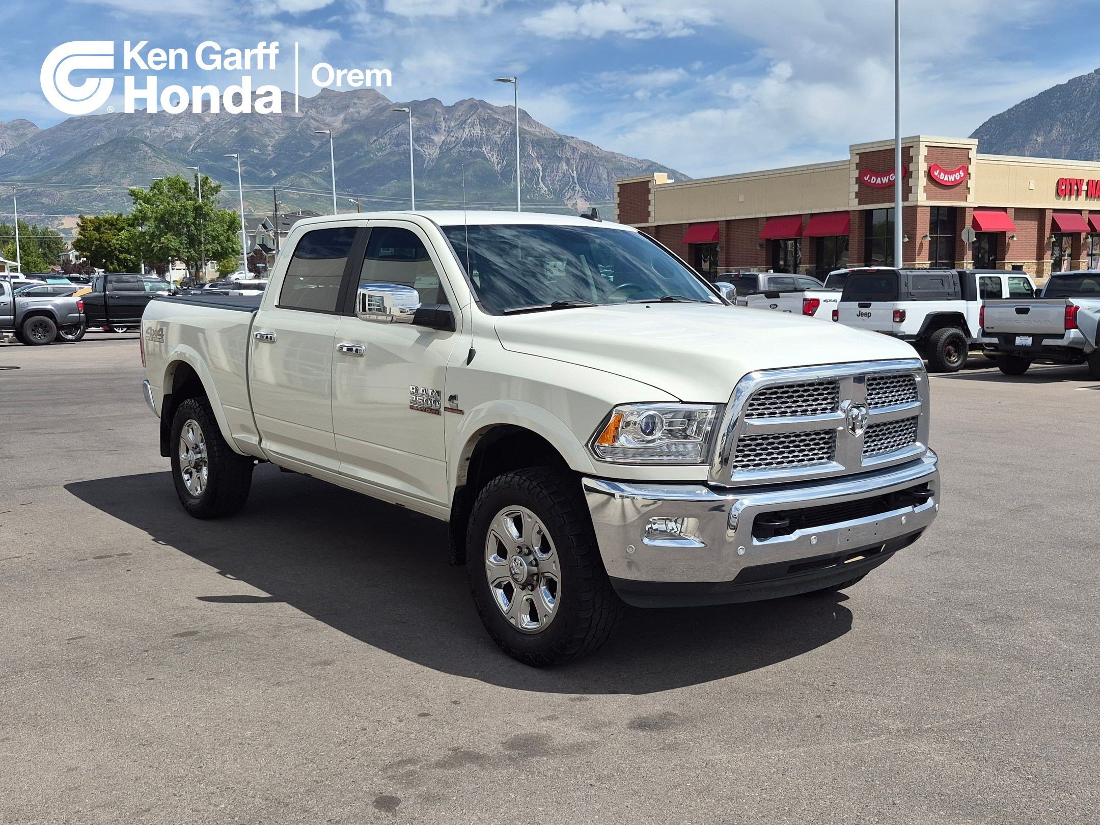 Used 2018 Pearl White Ram Laramie image 1
