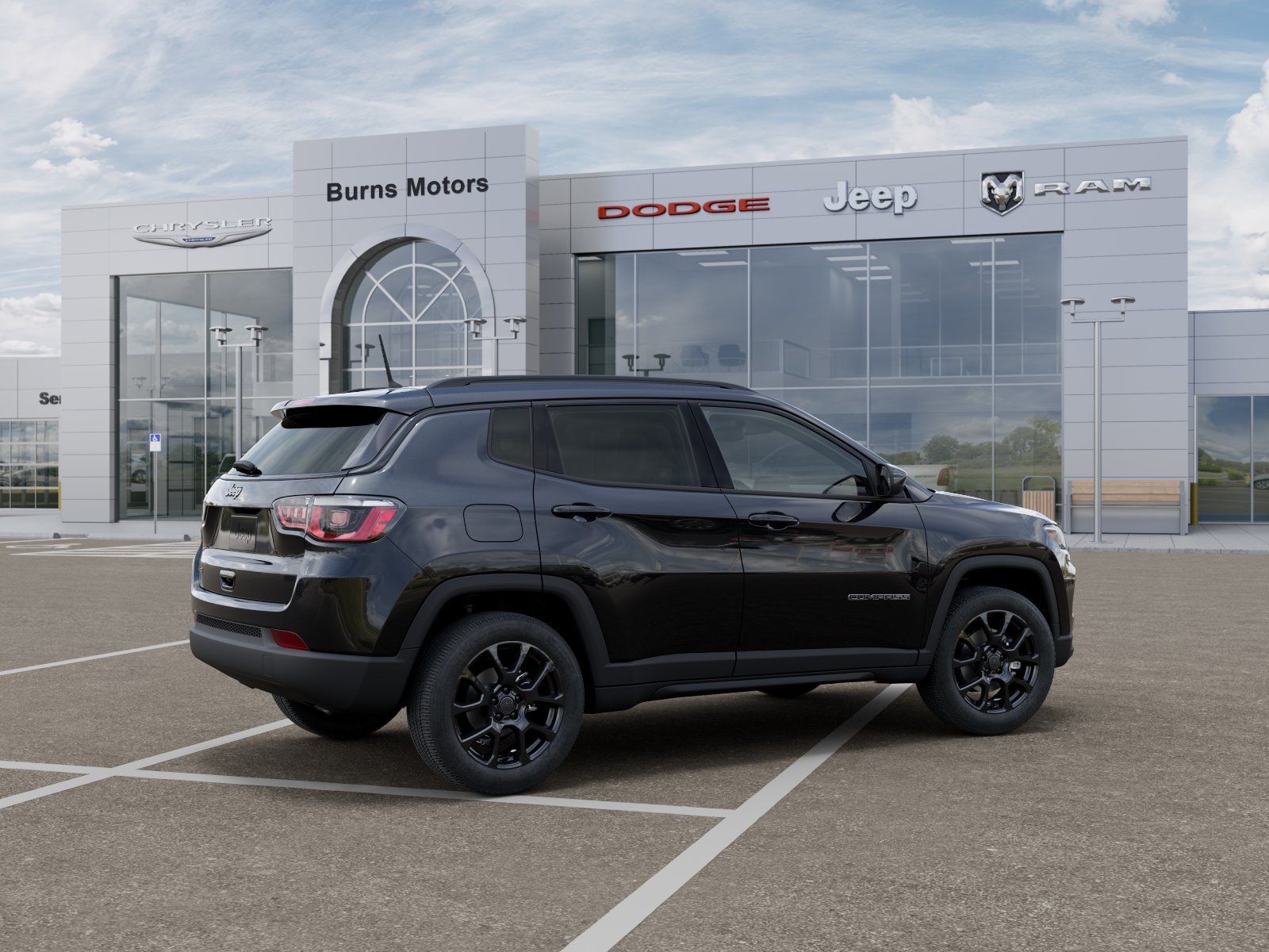 New 2026 Diamond Black Crystal Pearlcoat Jeep Latitude Altitude image 30